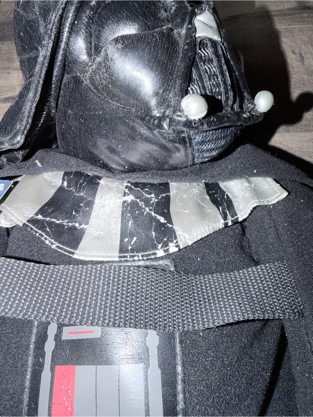 Vintage Star Wars Black Darth Vader Plush Character Backpack